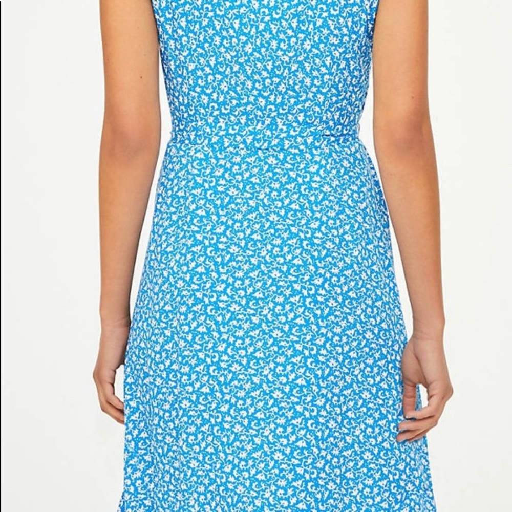 Loft Outlet Flutter Sleeve Floral print dress